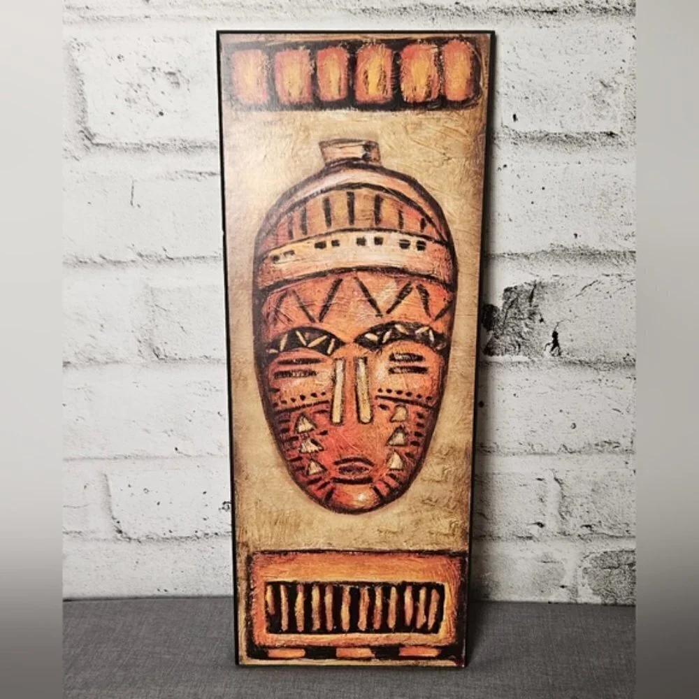 Beautiful Tribal Wall Art - 3 Piece Set